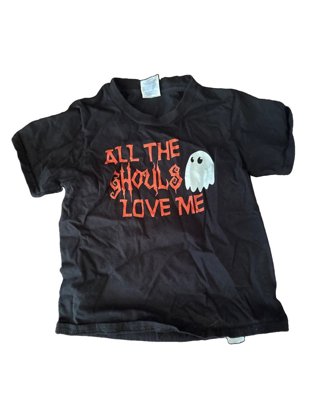 All The Ghouls Love Me Funny Halloween Tshirts Youth Ghost T Shirt Size Youth XS